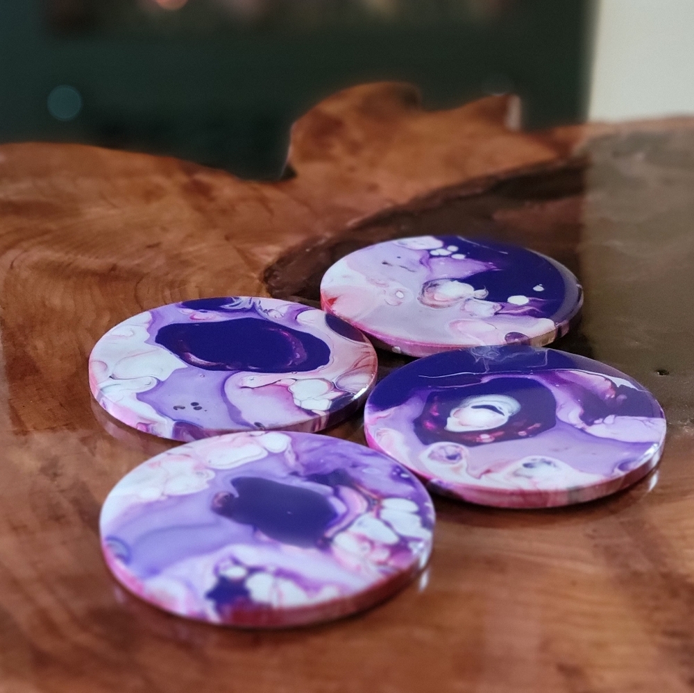 Abstract Art Coaster Set